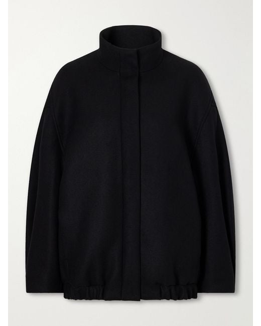 Dries Van Noten Black Wool-Twill Jacket