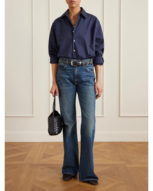 Comme Si Blue Cotton-Poplin Shirt