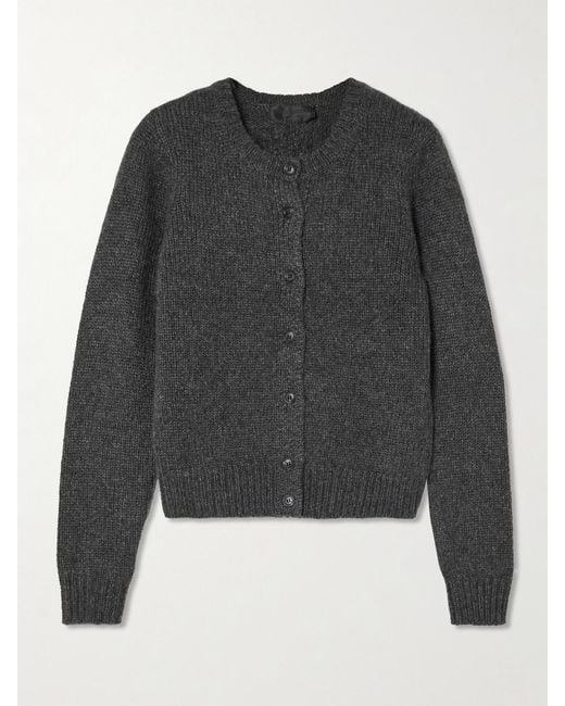 Nili Lotan Gray Saskia Cashmere Cardigan