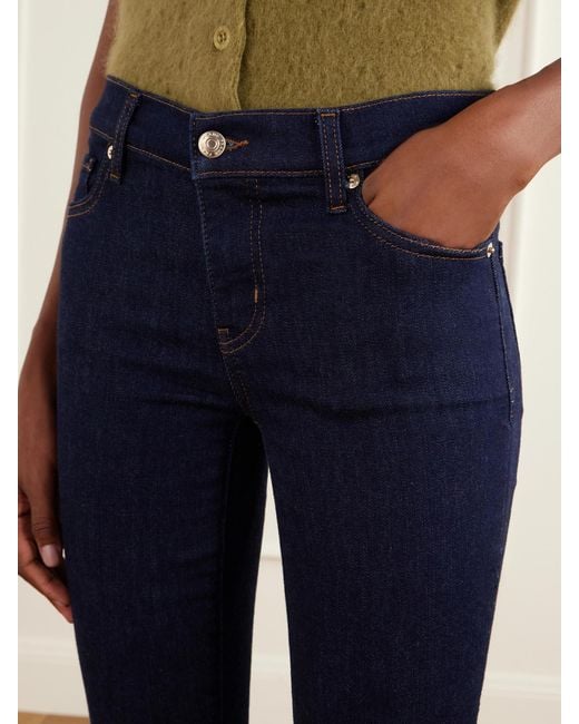 FRAME Blue The Rodeo Low-Rise Bootcut Jeans