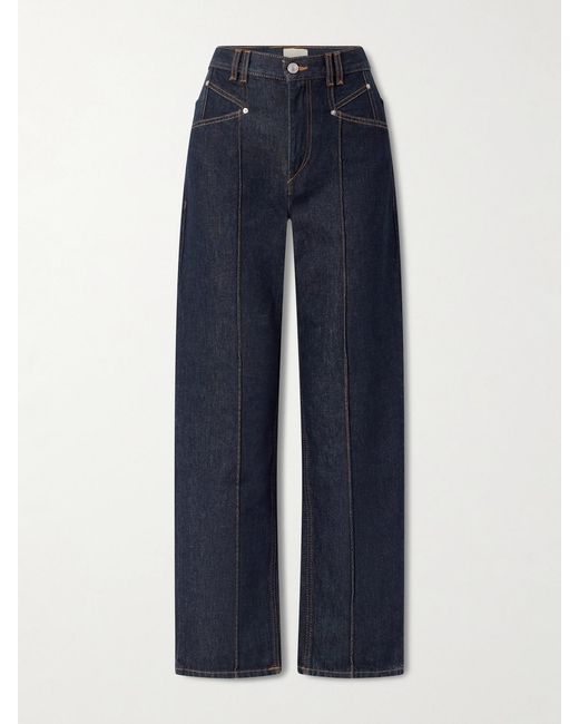 Isabel Marant Blue Drolane Jeans Mit Geradem Bein