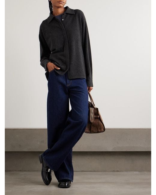 arch4 Black Foxridge Organic Cashmere Cardigan