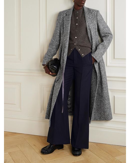 Carven Blue Wool Flared Pants