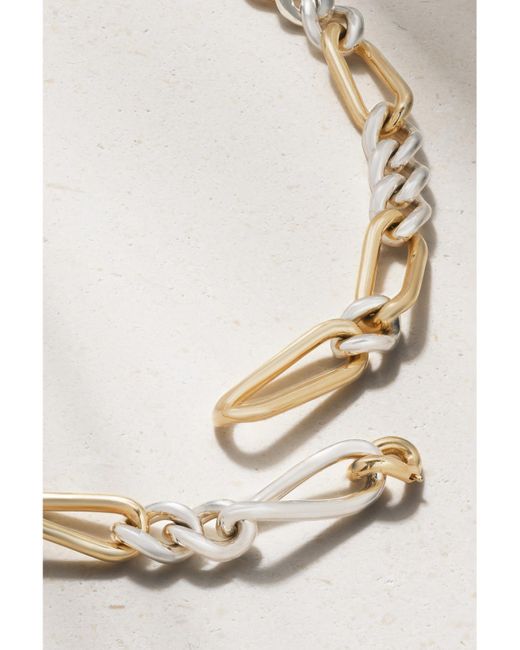 MAOR Natural 18-Karat And Sterling Choker
