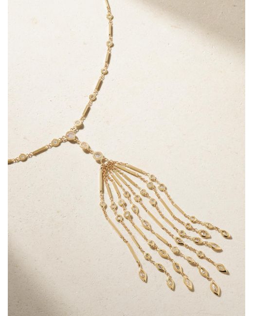 Jacquie Aiche Natural Kette Aus 14 Karat Mit Diamanten