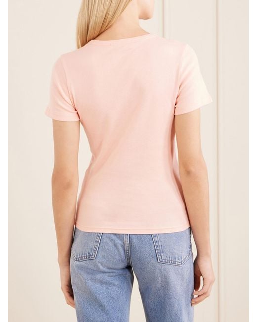 Matteau Pink Baby Cotton-Jersey T-Shirt