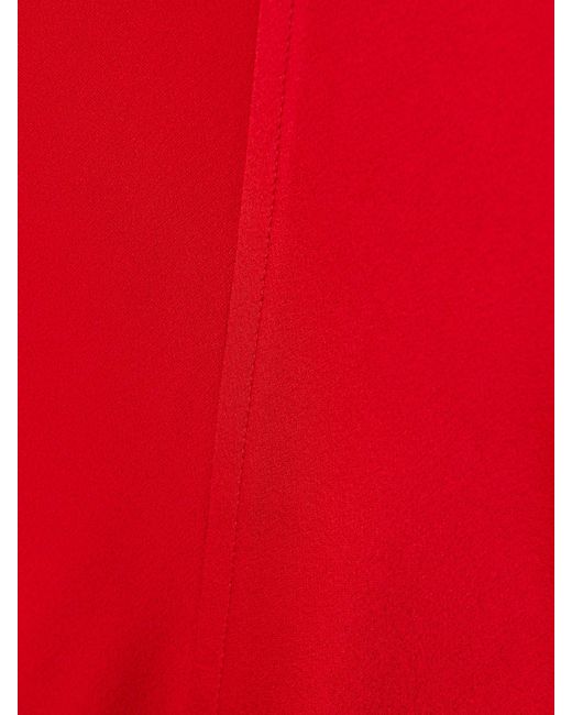 AMI Red Crepe Tank