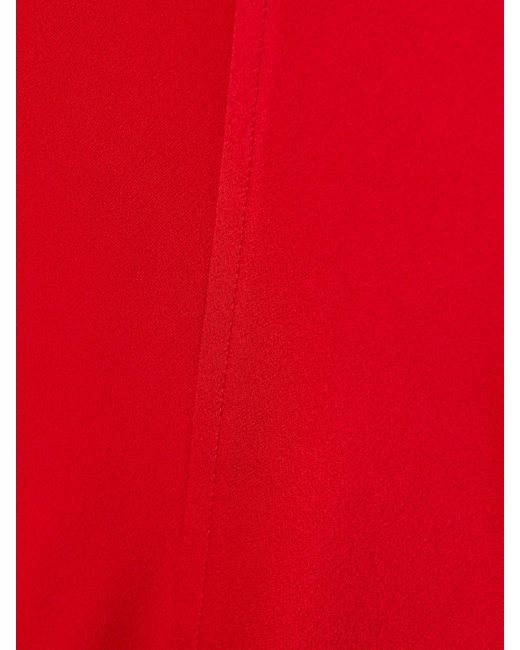 AMI Red Crepe Tank