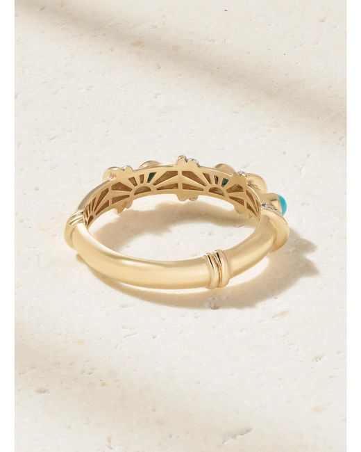 L'Atelier Nawbar Natural Milky Way 18-Karat, And Diamond Ring