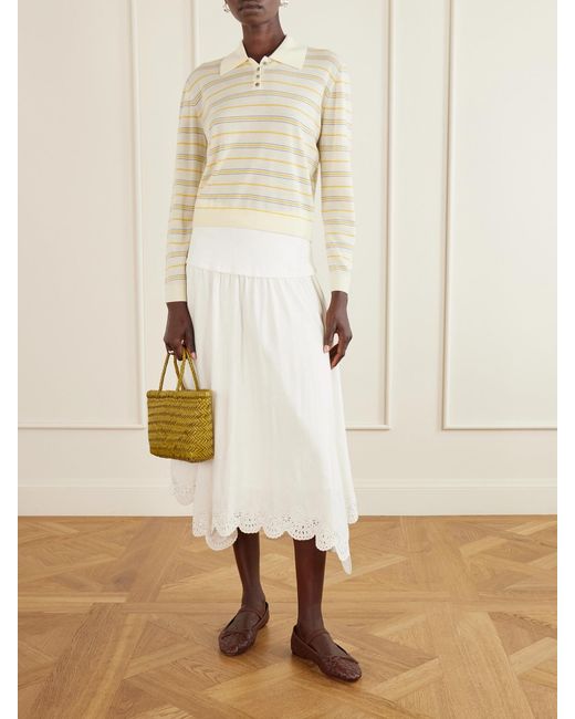 Loeffler Randall Brown Leonie Woven Leather Ballet Flats