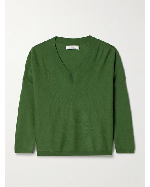 arch4 Green Linda Kaschmirpullover