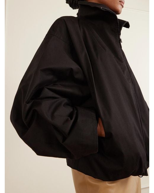 Nour Hammour Black François Cotton-Blend Canvas Jacket