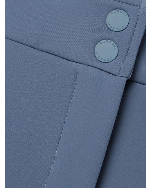 CORDOVA Blue Saint Moritz Stretch Tech-Jersey Flared Ski Pants