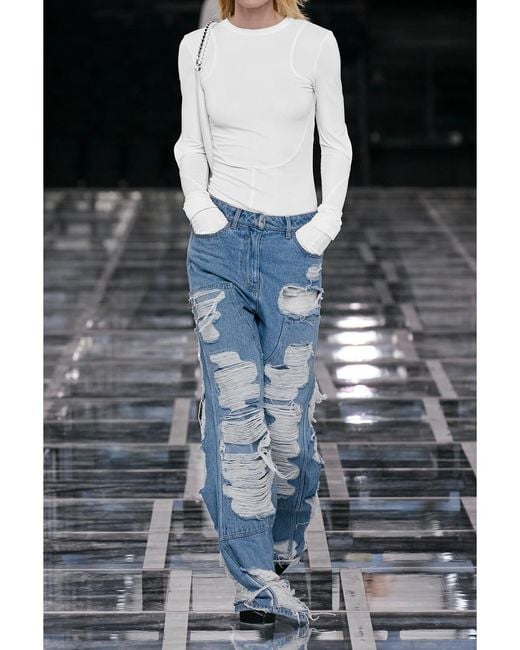 Givenchy White Cutout Stretch-Jersey Top