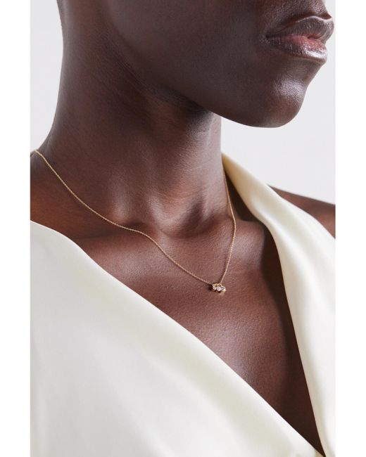 Sophie Bille Brahe Natural Glaçon Kette Aus 18 Karat Recyceltem Mit Diamanten