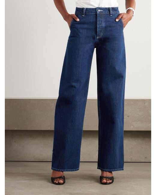 LIBEROWE Blue Annie High-Rise Wide-Leg Jeans