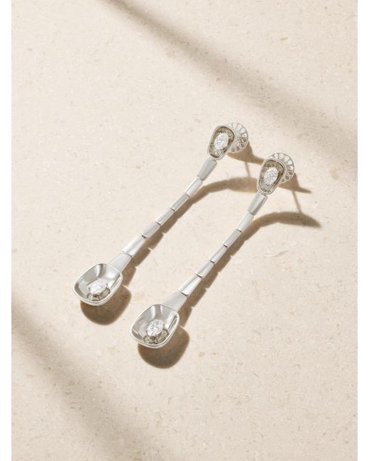 Nikos Koulis Natural Look 18-Karat Diamond Earrings