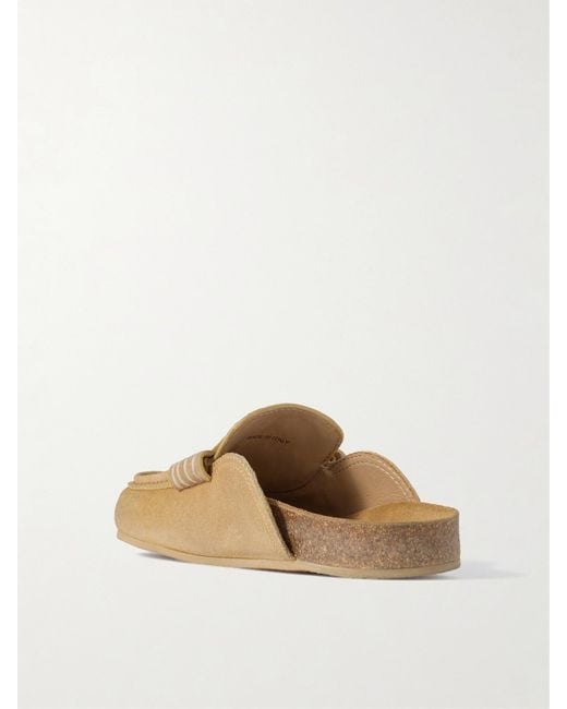 Mules En Daim Stitch J.W. Anderson en coloris White