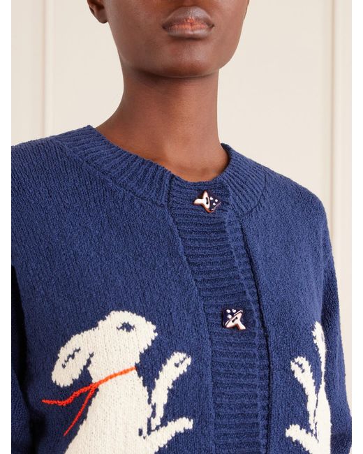 Alix Of Bohemia Blue Sammi Midnight Cotton Cardigan