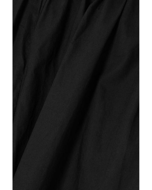 Deiji Studios Black Net Sustain Ease Hose Aus Biobaumwollpopeline