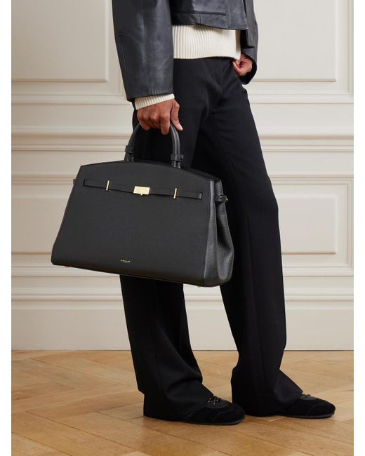 Sac À Main En Cuir Texturé The Hudson Small DeMellier London en coloris Black