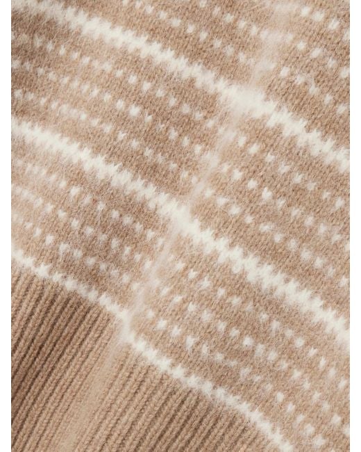 Totême  Natural Wool-Blend Turtleneck Sweater