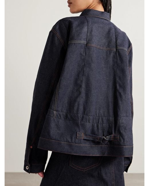 Sacai Blue Jeansjacke