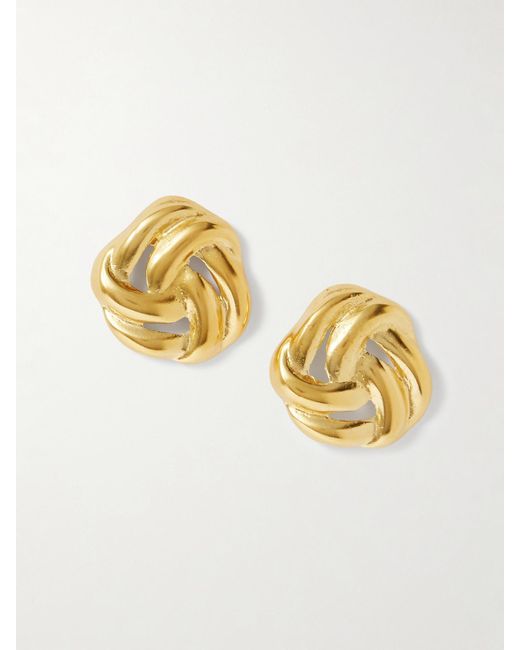 YSSO Metallic Danielle Copperman Bal Vergoldete Ohrringe
