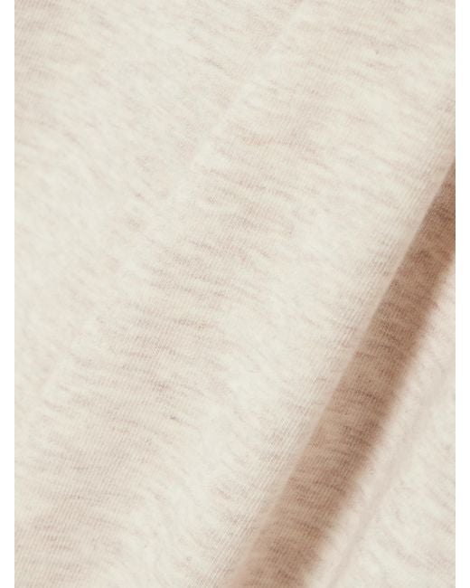 Pantalon À Taille Repliée En Jersey De Coton Stretch, Neutral Skims en coloris Natural