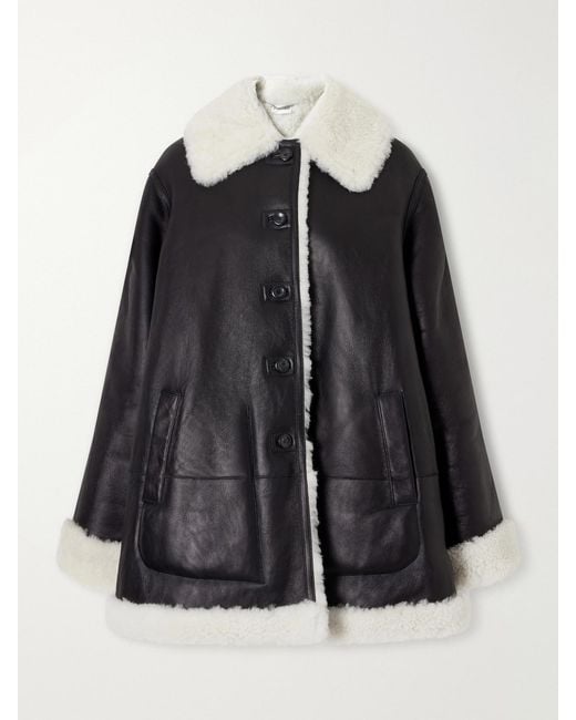 Altuzarra Black Blake Shearling Jacket