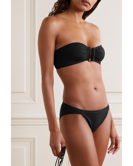 Eres Black Les Essentiels Show Bandeau Bikini Top