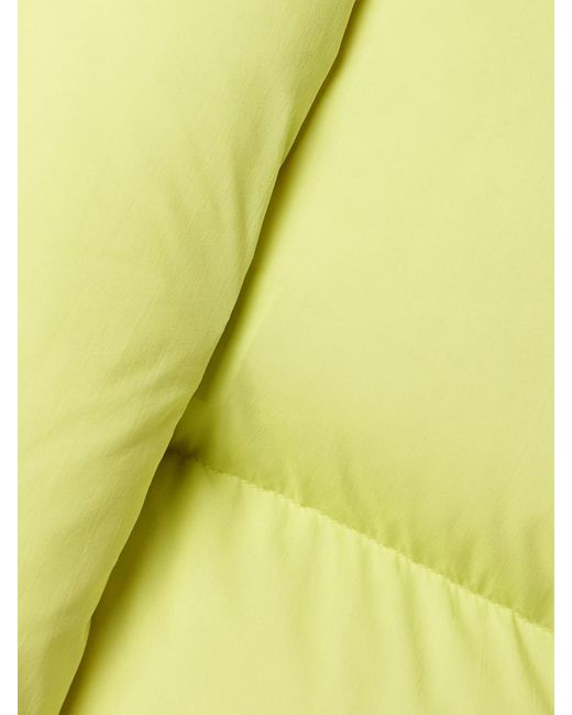 CORDOVA Yellow Aomori Gesteppte Skijacke Mit Daunenfüllung Und Kapuze