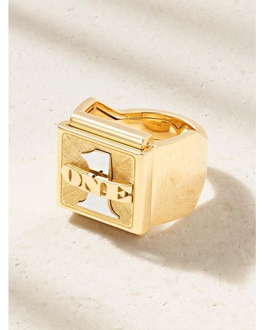 Marie Lichtenberg Natural Buck Small 18-Karat And Ring