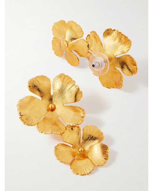 Jennifer Behr Metallic Collette Vergoldete Ohrringe