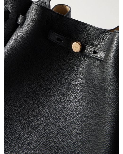 Tory Burch Black Romy Tote Aus Strukturiertem Leder