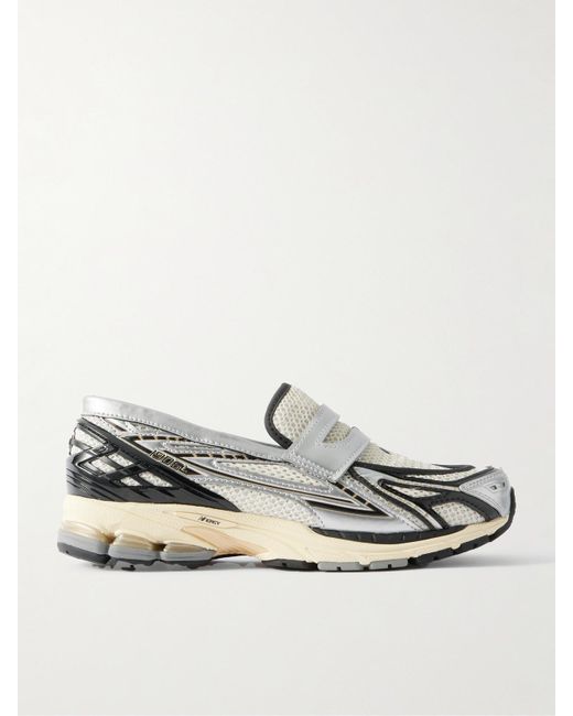 New Balance Gray 1906L Slip-Ons Aus Leder Und Mesh Mit Gummibesätzen