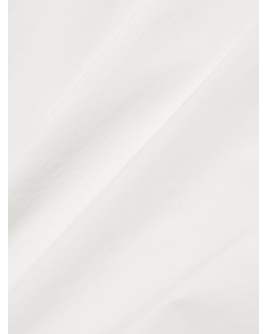TOVE White Luisa Cotton-Blend Poplin Shirt