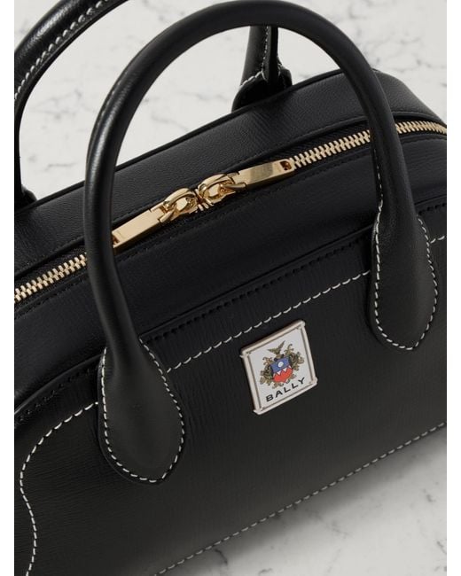Bally Black Unda Leather Tote