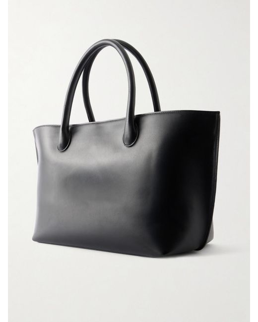 LIE STUDIO Black The Grace Leather Tote