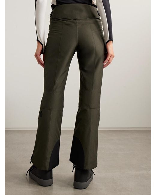 Moncler Green Bootcut Ski Pants