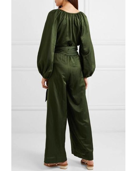 venus green jumpsuit