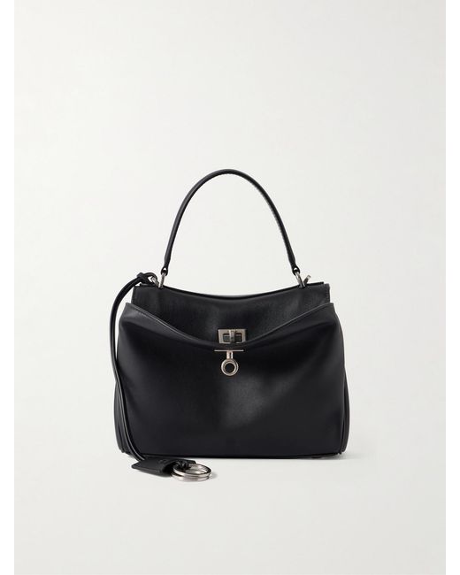 Balenciaga Black Rodeo Mini Leather Tote