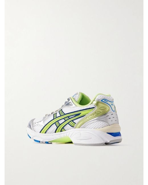 Asics Blue Gel-Kayano 14 Sneakers Aus Mesh Mit Metallic-Gummibesätzen
