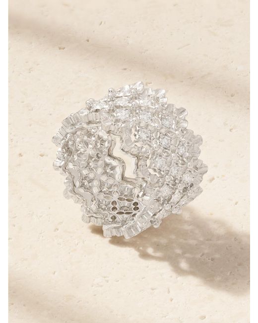 Buccellati Natural Rombi Eternelle 18-Karat Diamond Ring