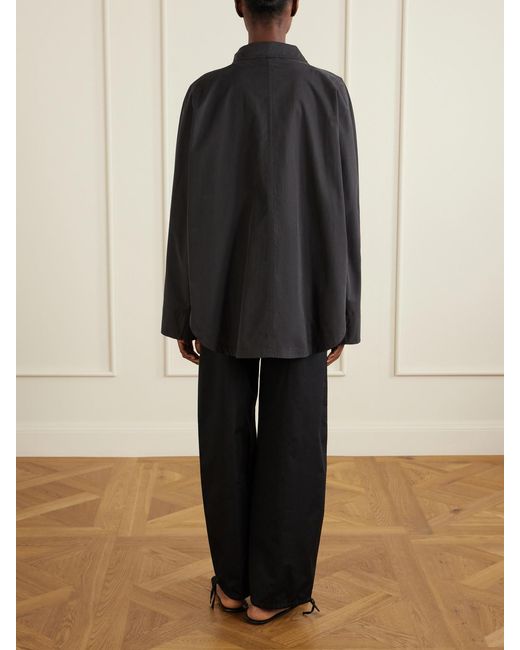 Totême Blue Organic Cotton-Blend Jacket