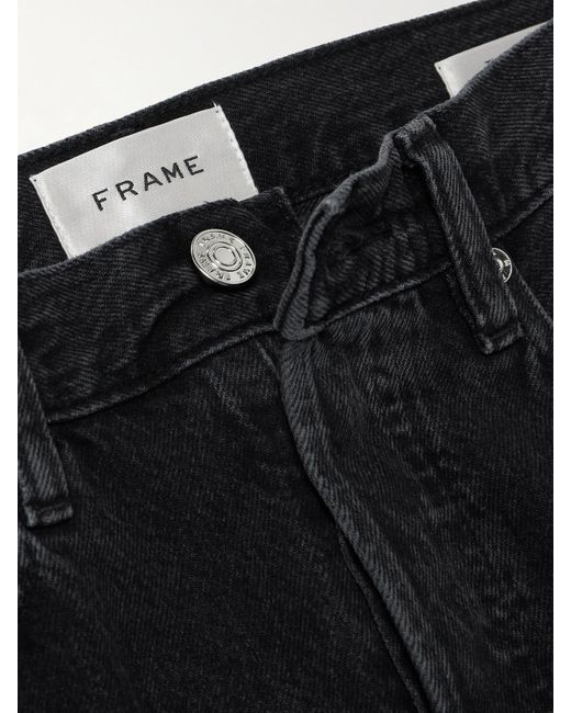 Jean Bootcut Taille Haute The Vertical FRAME en coloris Black