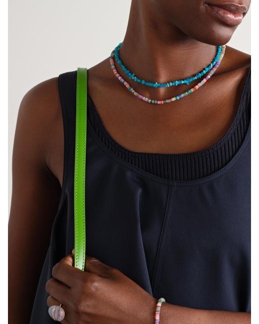 JIA JIA Natural Soleil Kette Mit Opalen Und Details Aus