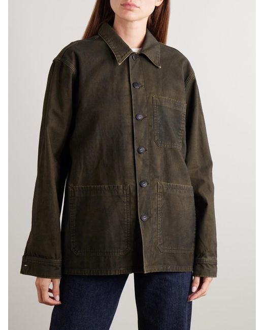 RRL Green Asher Cotton-Canvas Jacket