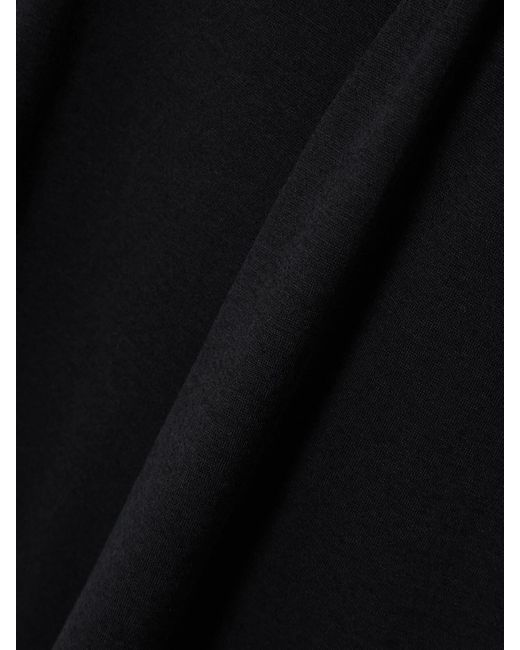 Totême  Black Silk And Organic Cotton-Blend Jersey Pants