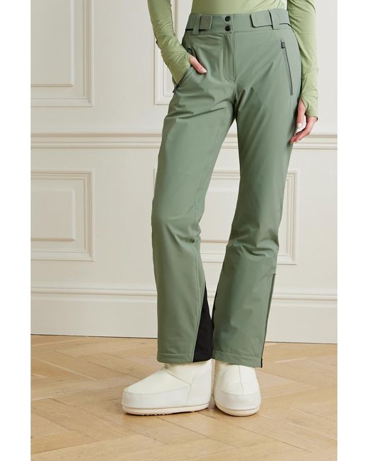 Aztech Mountain Green Team Aztech Padded Bootcut Ski Pants
